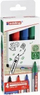 Set markerësh për tabelë Edding 360, majë e rrumbullakët 1.5-3mm, 4 copë, shumëngjyrëshe