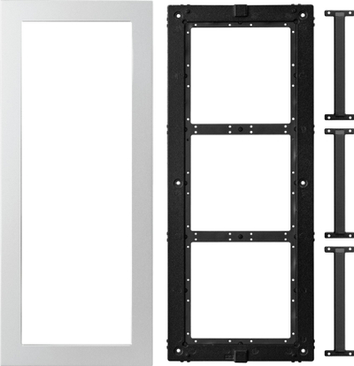 Kornizë modulare BCS LINE BCS-RA3-N, për 3 module, për montim në mur, gri