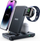 Stacion karikimi 4 në 1 Joyroom JR-WQS02, palosshëm, me USB, i zi