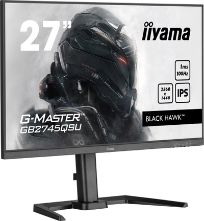 Monitor iiyama G-MASTER GB2745QSU-B1, 27", 2560 x 1440, 2K Ultra HD, 100 Hz, i zi