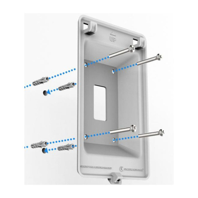 Mbajtëse muri Cambium Networks E430H, single gang, plastike, e bardhë
