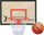 Set basketbolli Mega Creative 545097, me tabelë dhe top, për kalamaj, shumëngjyrësh