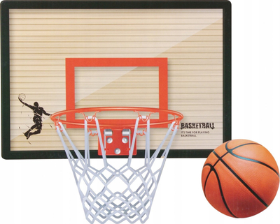 Set basketbolli Mega Creative 545097, me tabelë dhe top, për kalamaj, shumëngjyrësh