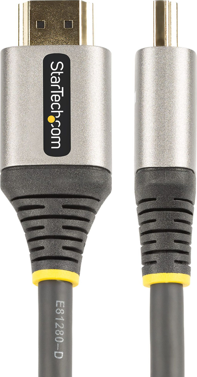 Kabllo HDMI StarTech.com Premium Certified 2.0, 1 m, 4K 60Hz, me Ethernet, e zezë