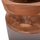 Vazo dyshemeje dekorative Linter HM4662.05S, fiber cement, 34x60 cm, gri mat
