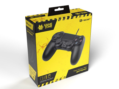 Gamepad Tracer Shogun Pro TRAJOY46852, me kabllo, PC PS3 PS4, i zi