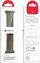 Rrip ore Forcell F-Design FA02 për Apple Watch, najlon magnetik, 42 44 45 49mm, jeshile ulliri e errët