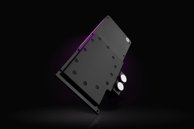 Backplate aktiv për ftohje me ujë EK Water Blocks EK-Quantum Vector FTW3 RTX 3080/3090, Acetal, i zi