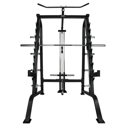 Stacion force VirtuFit SM100 Smith Machine, me kabllo, me lift station, ngjyrë e zezë