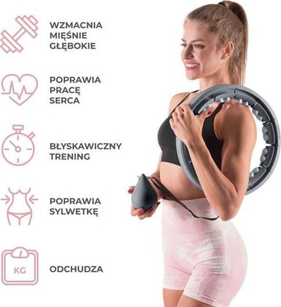 Rreth fitnesi magnetik HMS HW06, me top graviteti, me numërues, lejla