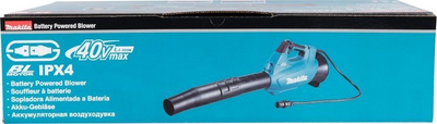 Fryrës kopshti Makita UB001C, pa furça, pa bateri, blu
