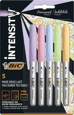 Set i markerave Bic Perman OKR 5KOL BC PAST B / C, 5 ngjyra, 5 copë 