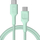 Kabllo USB-C në USB-C GreenCell PowerStream, 1.2 m, 100 W, jeshile