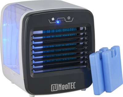 Set ventilatori dhe ftohësi NeoTEC NTF-161X OneCool NTC-OC1, motor 45W, dy kontenierë akulli, i zi