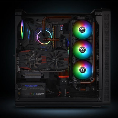Ftohës Thermaltake Pure Plus 14 RGB 3-pack fan + Hub (CL-F064-PL14SW-A)