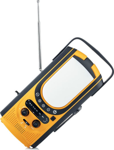 Итно радио Extralink Power Ranger EPS-6000, соларен панел, надворешна батерија 6000mAh, црно