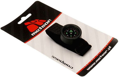Busull dore Meteor 8576 71004, rrip me Velcro, plastike, e zezë