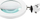 Lampë zmadhimi tavoline Activeshop Glow 308, LED, lente 4", e bardhë