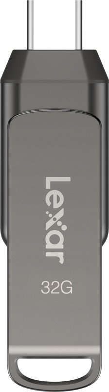 USB Lexar JumpDrive Dual Drive D400, 32GB, USB 3.1 Type C edhe A, ngjyrë argjendi