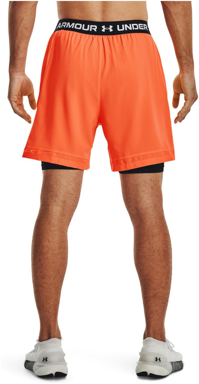 Кратки спортски панталони Under Armour UA Vanish 2-in-1, машки, портокалови