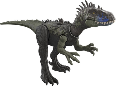 Lodër dinozaur Mattel Jurassic World Dryptosaurus, Wild Roar, me zë dhe lëvizje, gri e jeshile