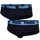 Të brendshme burra Puma Basic Briefs, set 2 copë, ngjyrë e zezë kobalt