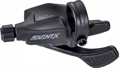 Ndërrues marshesh Microshift Advent X Trail Trigger Pro, 10 shpejtësi, levë e djathtë, i zi