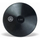 Disk atletik DRB DRB-150, 1.5kg, gomë rezistente, i zi