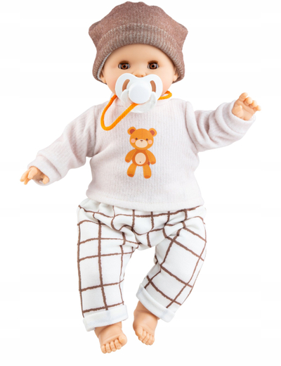 Kukull bebush Alex Bear, 36 cm, me tinguj, shumëngjyrëshe