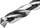 Set burgjish NWKa M 25, HSS, 1.0–13.0 mm, 25 copë