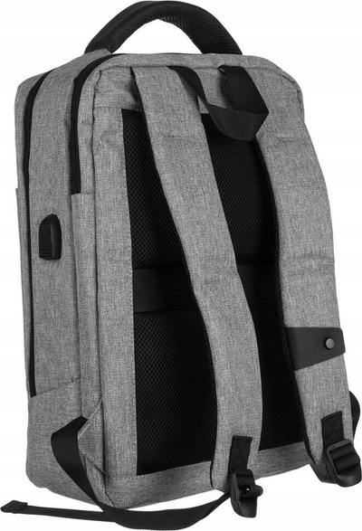 Ранец за лаптоп David Jones PC-038, 15", спортски, светло сив