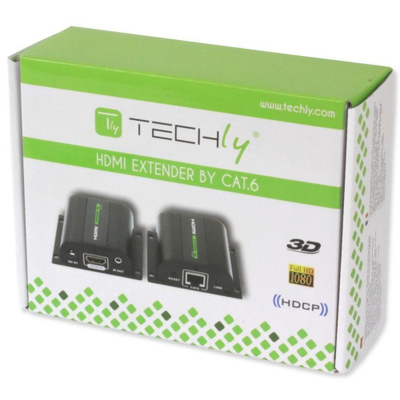 Ekstender HDMI Techly, Full HD 1080p, CAT.6 60m, i zi