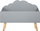 Arkë lodrash Atmosphera Cloud Chest, MDF, 58x45x28 cm, gri