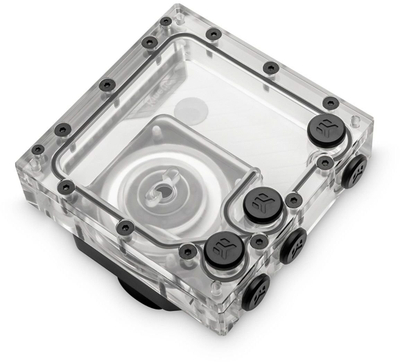 Пумпа и резервоар за вода EK Water Blocks EK-Quantum Kinetic3 FLT 120 D-RGB, D5, проѕирен акрил