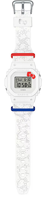 Orë për vajza Casio Baby-G HELLO KITTY BGD-565KT-7ER (322), e bardhë