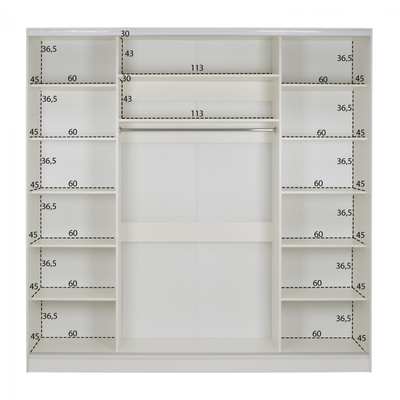 Dollap  rrëshqitës Adler 240×60×240 cm (HM2462.03)