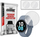 Xham mbrojtës GrizzGlass HybridGlass për Samsung Galaxy Watch 5 40mm, 2 copa, transparent