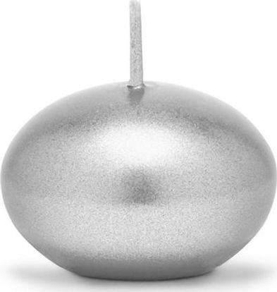 Qirinj lundrues Partydeco Floating Candles, 4 cm, set me 50 copë, ngjyrë argjendi