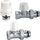 Komplet termostatik Caleffi, 1/2"