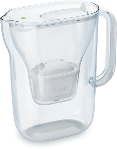 Kаница со филтер за вода Brita Style Essential, 4 патрони MAXTRA PRO Pure Performance, бела