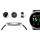 Smartwatch G.Rossi SW010-13, ekran i rrumbullakët, rrip silikoni, i zi