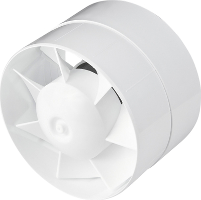 Ventilator kanalesh Awenta WKA125, FI125 125mm, 205m³/h, i bardhë