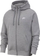 Duks për meshkuj Nike NSW Club FZ, XXL, i hirtë