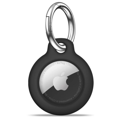 Mbajtëse Tech-Protect Rough për Apple AirTag, set me 2 copë, e zezë