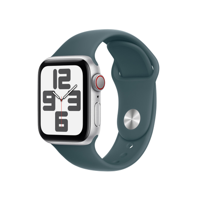 Apple Watch 40mm Sport Band, Lake Green Sport Band, S/M (Seasonal)