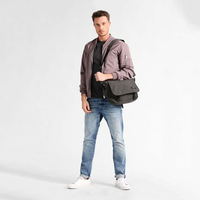 Çantë shpine Eastpak Jr Bag EK00007777H1, poliester, brez i rregullueshëm, gri