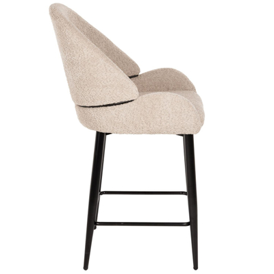 Stol mesatar 55x62x105Hcm (HM8586.03), zezë