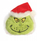 Lodër pelushi Spudsters Santa Grinch, 10", jeshile