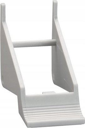 Kapëse mbajtëse Lovato HR Series, plastike, për seri HR, e bardhë