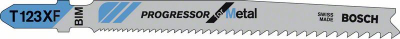 Teh sharre Bosch T123 XF Progressor për hekur, Bi-Metal, set me 3 copa